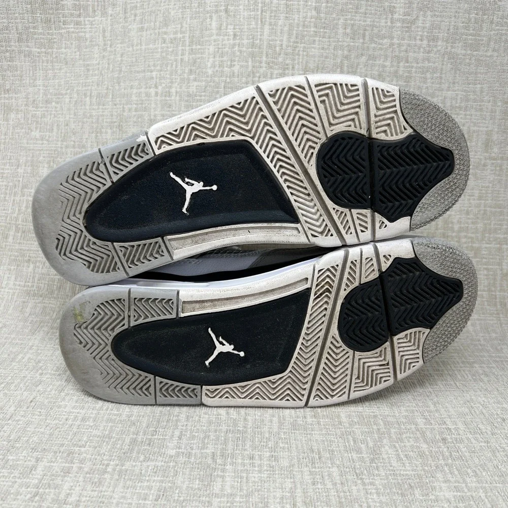 Nike Air‎ Jordan 4 Retro Military Black DH6927-111 Men US 8 White Gray Sneaker